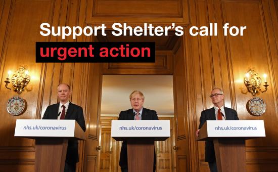 Support Shelter's Call For Urgent Action